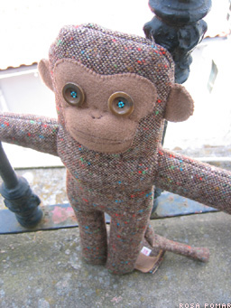 handmade monkey doll
